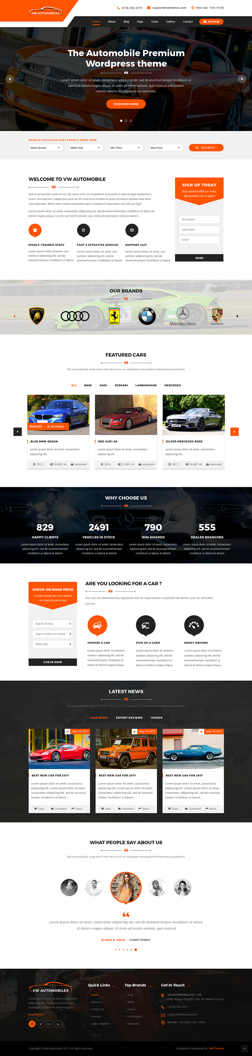 Boat Rental WordPress Theme