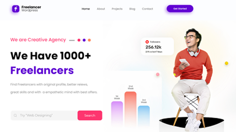 Freelancer WordPress Theme