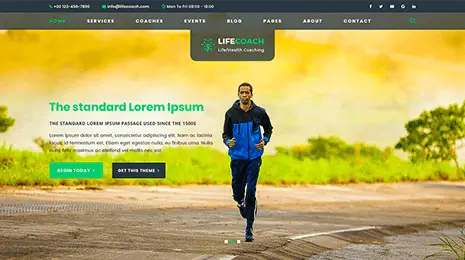 Health Coaching WordPress Theme