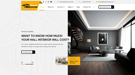 Home Renovation WordPress Theme