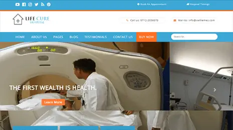 Hospital WordPress Theme