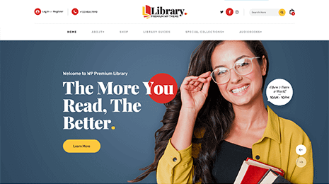 Library WordPress Theme