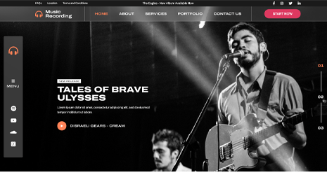 Singer WordPress Theme