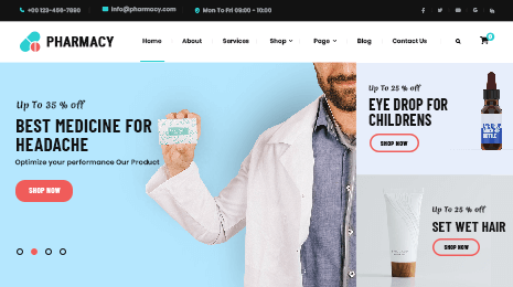 Medical Equipment WordPress Theme