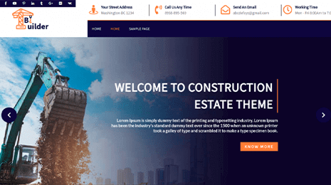 Premium Construction WordPress Theme