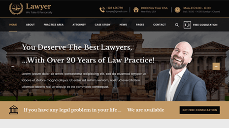 Premium Lawyer WordPress Theme