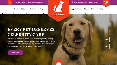 Premium Pet Wordpress Theme