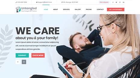 Therapist WordPress Theme