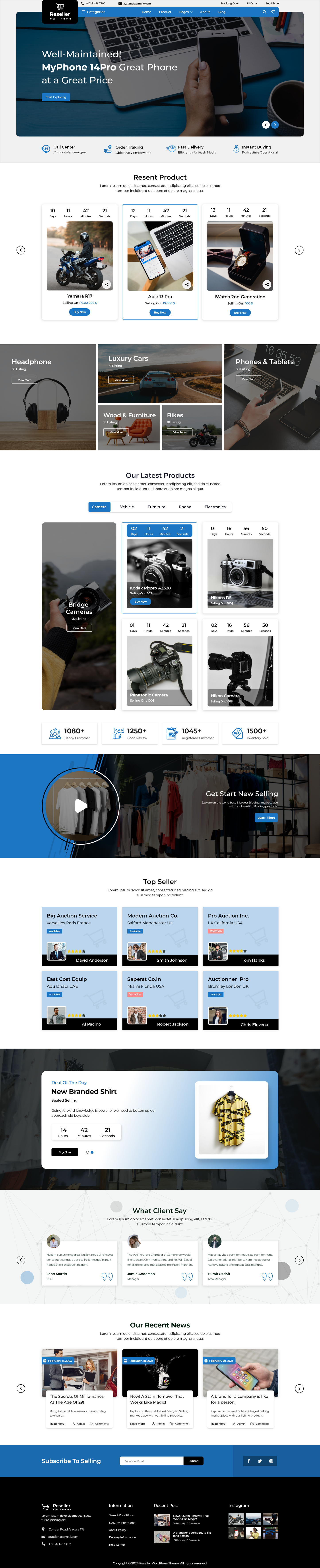 Reseller Store WordPress Theme