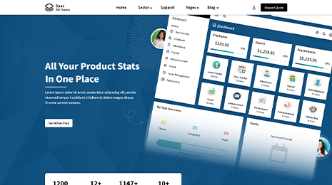 SAAS Services WordPress Theme