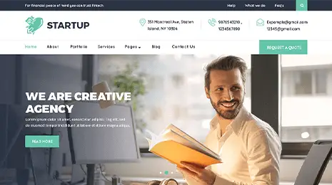 Startup WordPress Theme