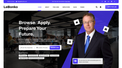 Job Portal WordPress Theme