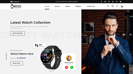 Watch Store WordPress Theme